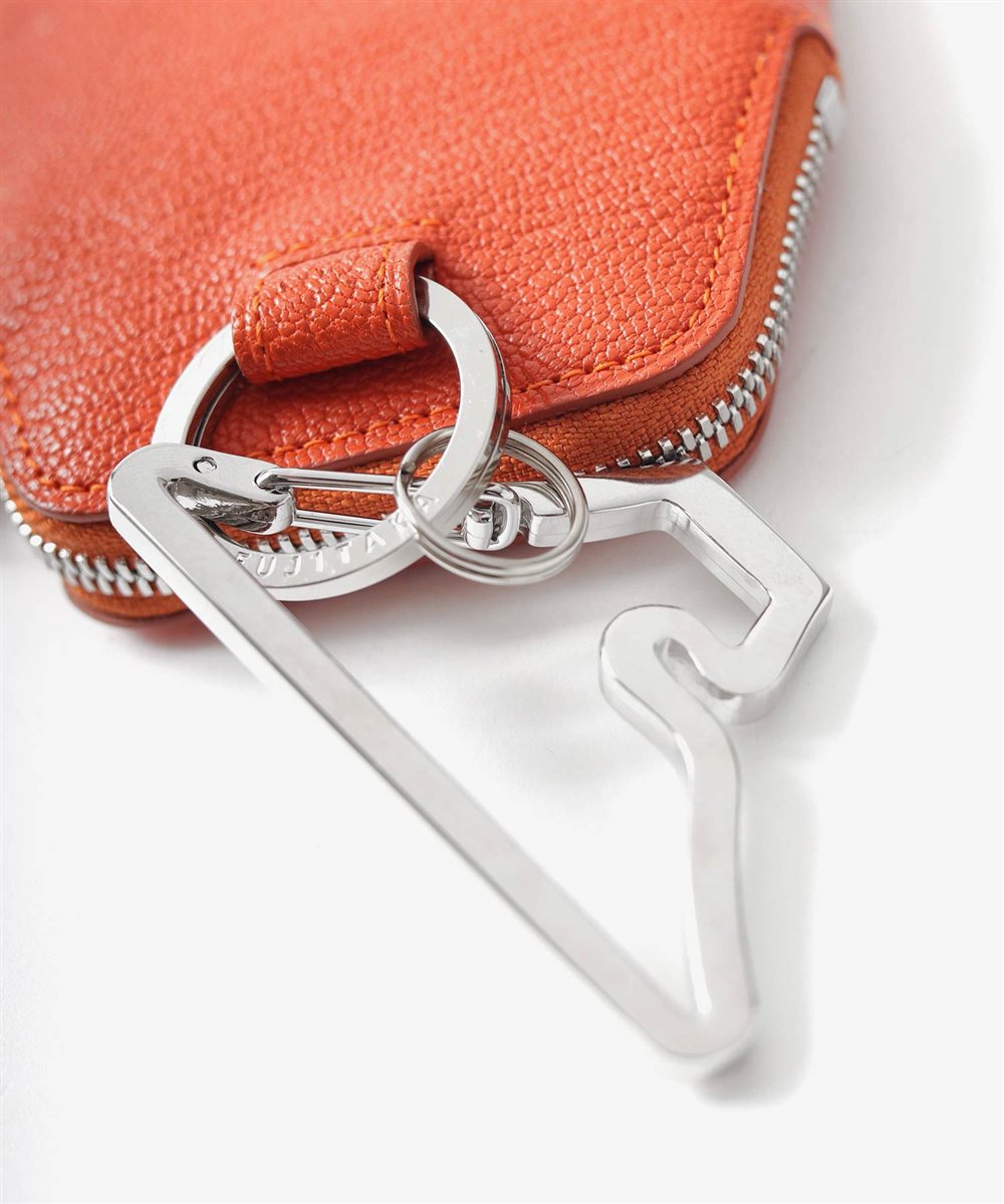 シェーブル ゴートレザー 総革ネックポーチ