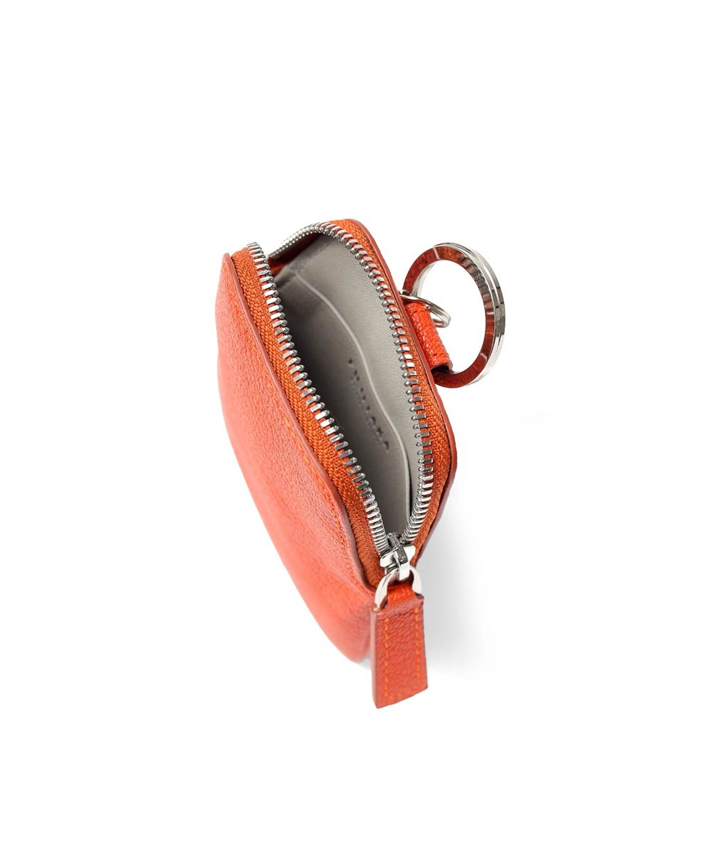 シェーブル ゴートレザー 総革ネックポーチ