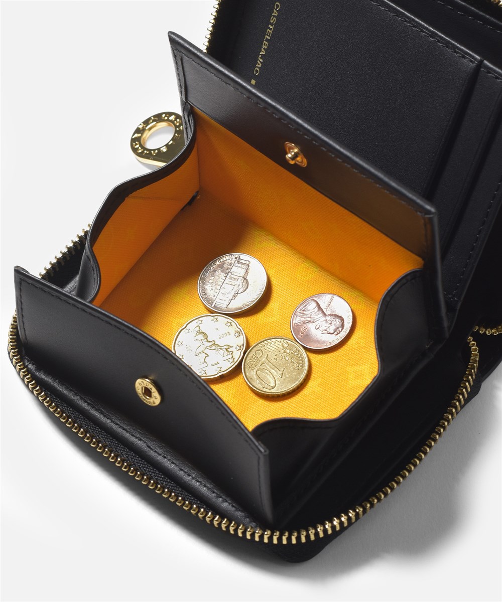 カステルバジャック クレア セミ長財布 カード段7