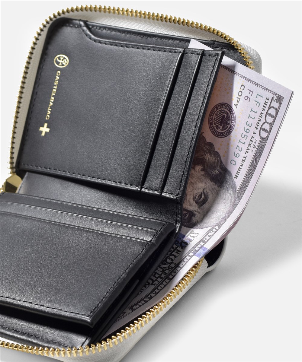 カステルバジャック クレア セミ長財布 カード段7