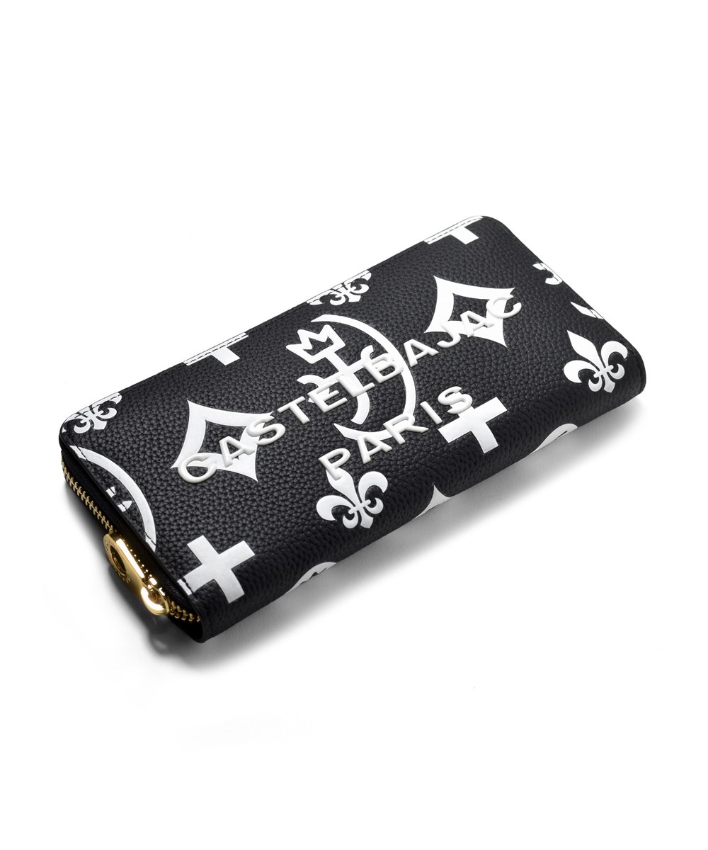 カステルバジャック クレア ラウンドファスナー長財布 カード段12