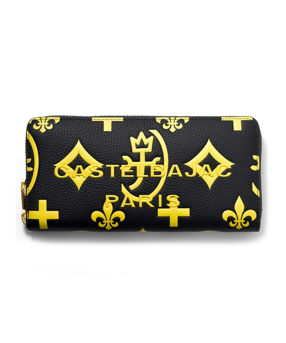 カステルバジャック クレア ラウンドファスナー長財布 カード段12