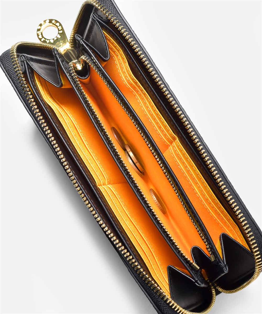 カステルバジャック クレア ラウンドファスナー長財布 カード段12