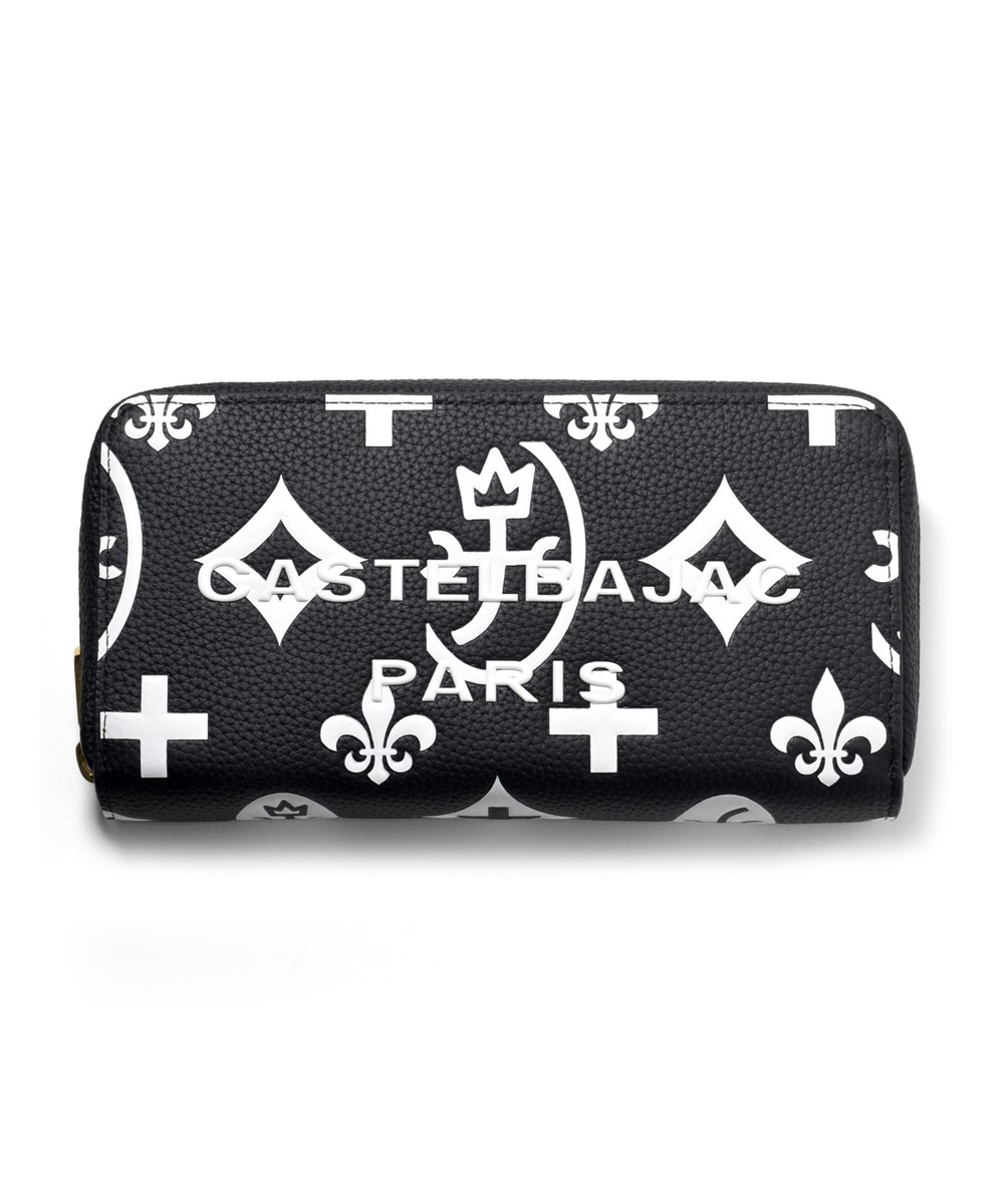 カステルバジャック クレア ラウンドファスナー長財布 カード段36