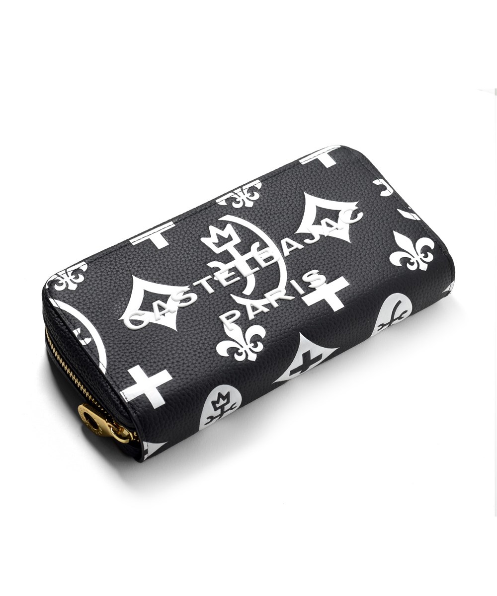 カステルバジャック クレア ラウンドファスナー長財布 カード段36