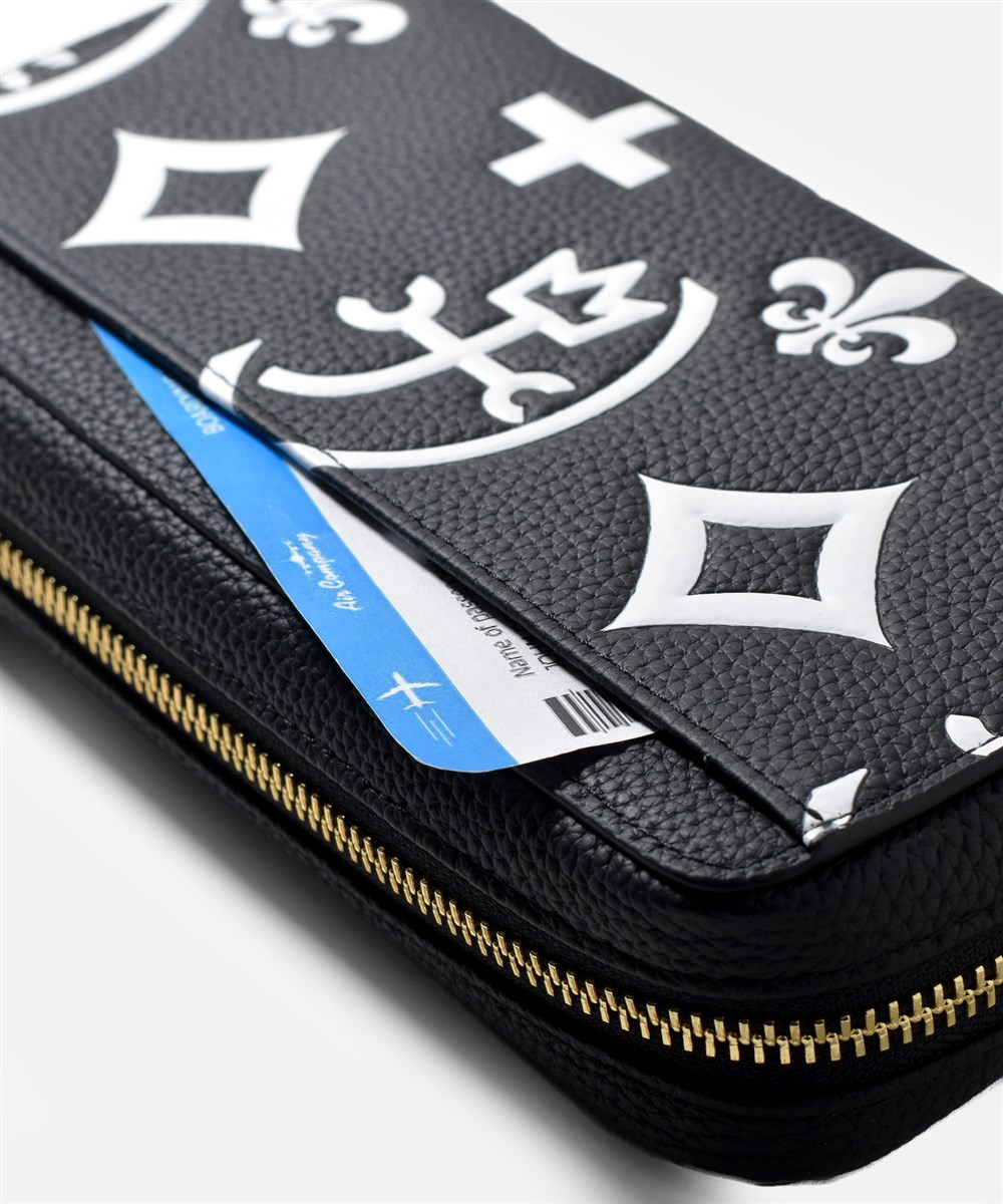 カステルバジャック クレア ラウンドファスナー長財布 カード段36