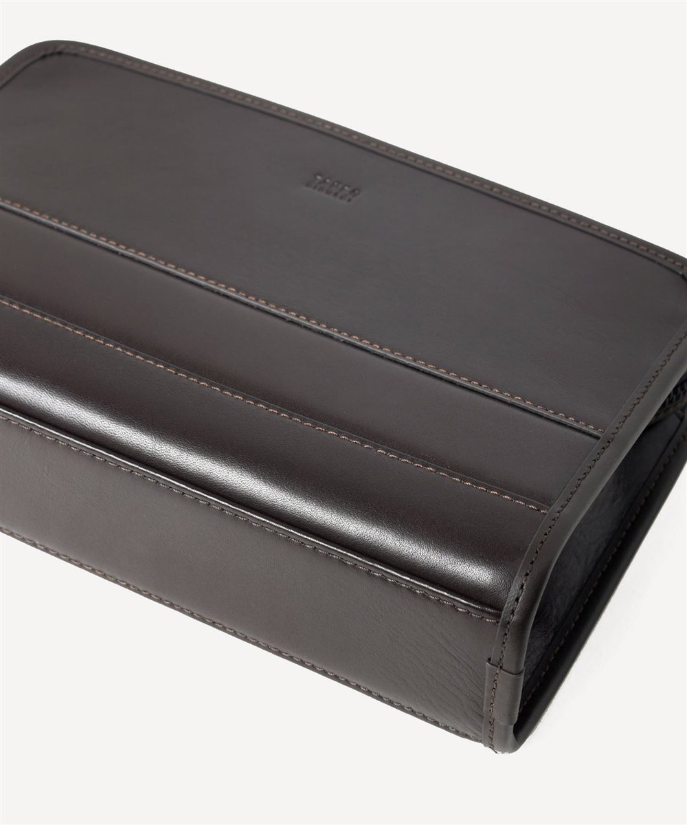 タケオキクチ ボルトン レザーメンズポーチ 24cm