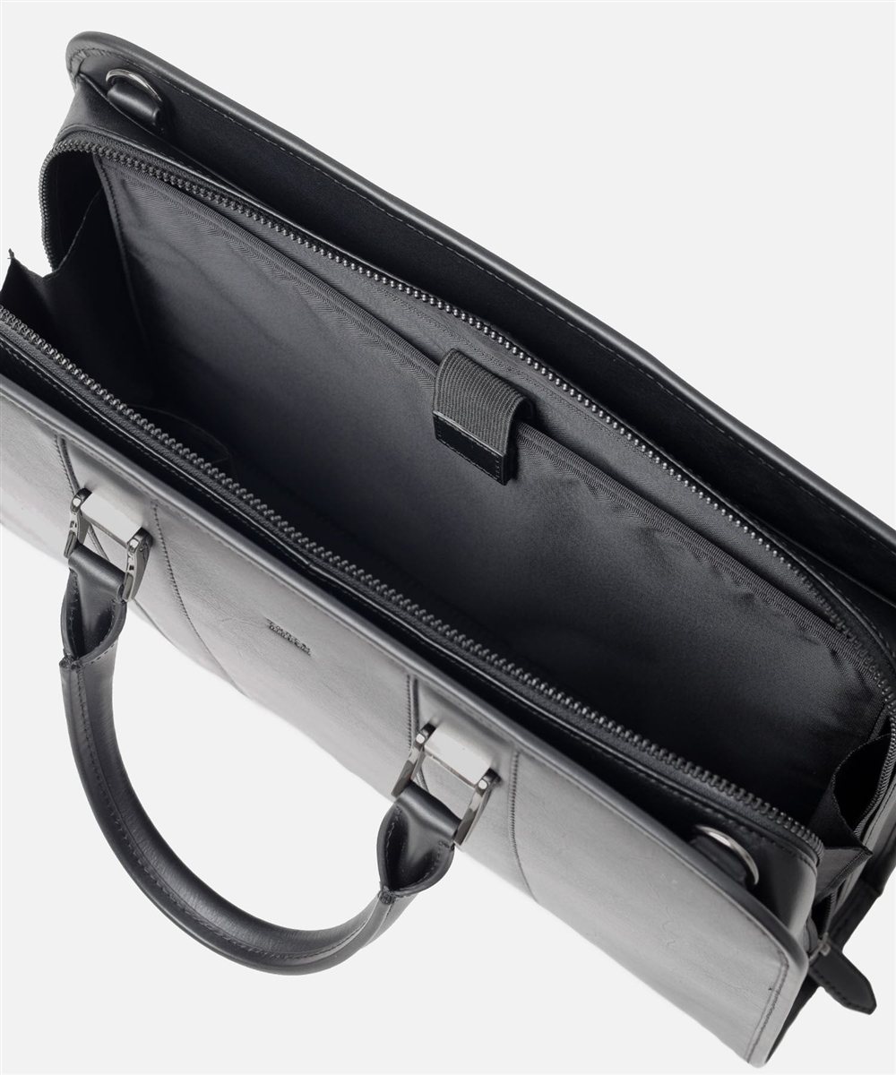 タケオキクチ ボルトン レザービジネスバッグ A4