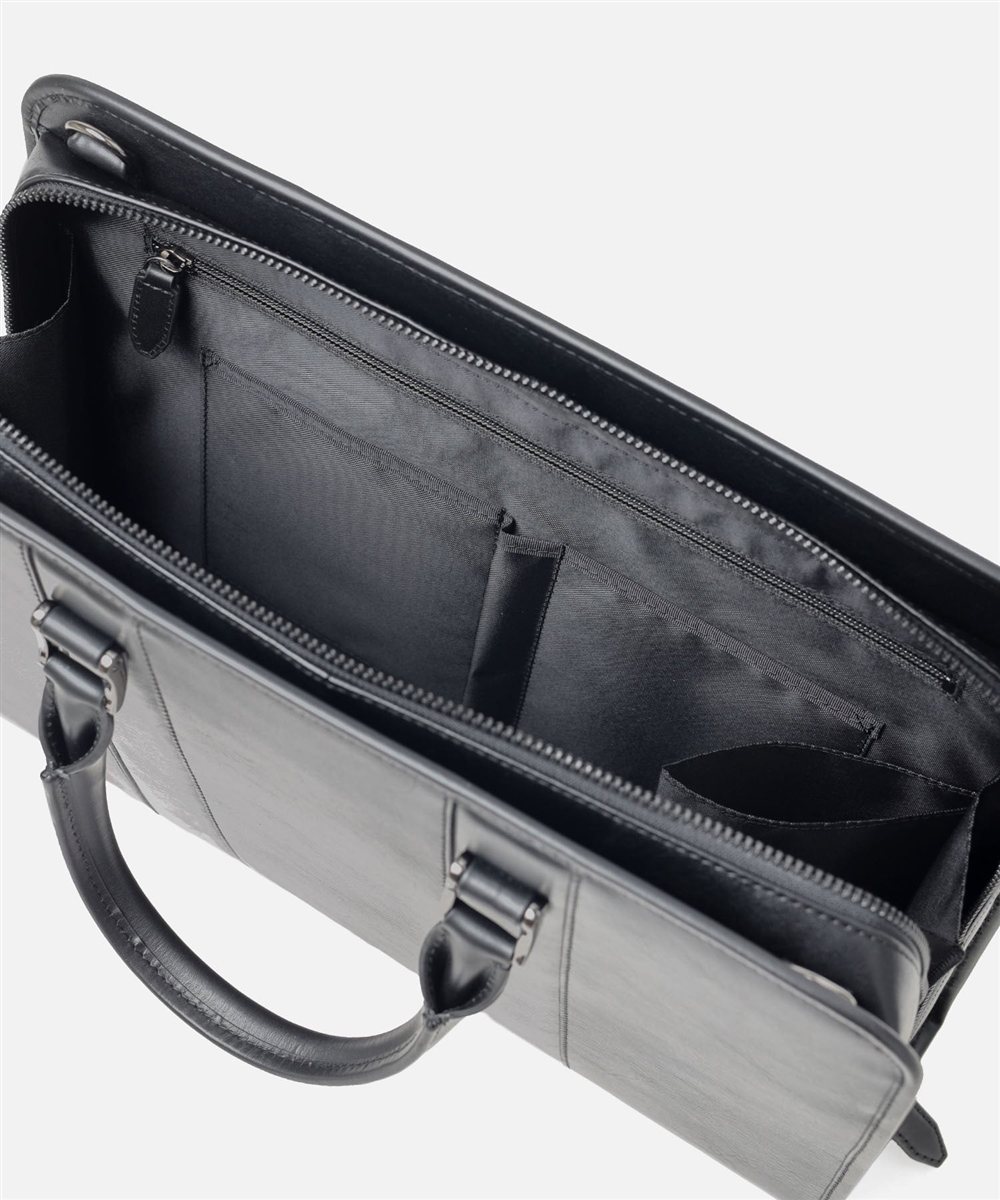 タケオキクチ ボルトン レザービジネスバッグ A4