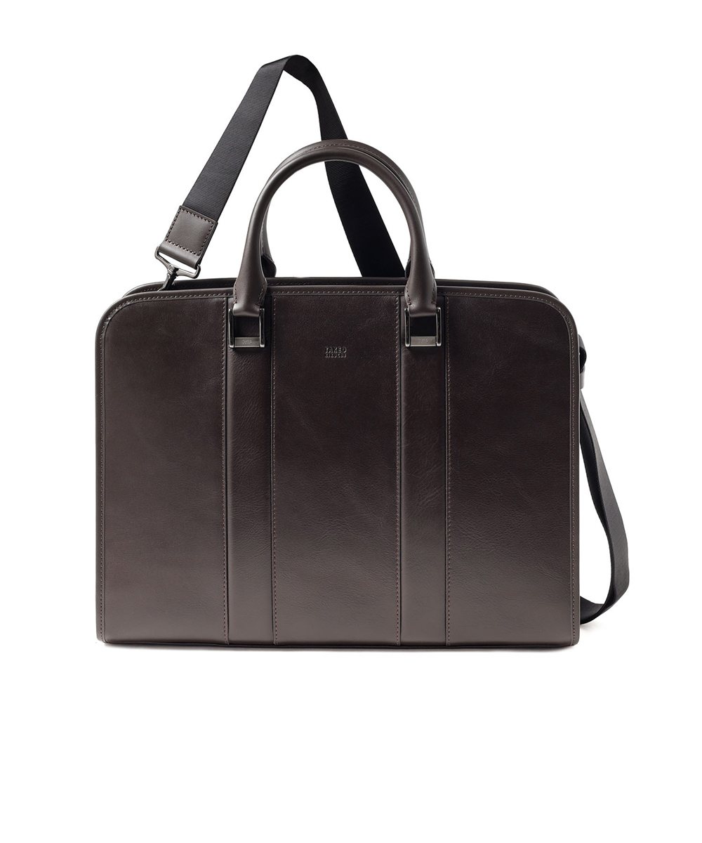 タケオキクチ ボルトン レザービジネスバッグ A4