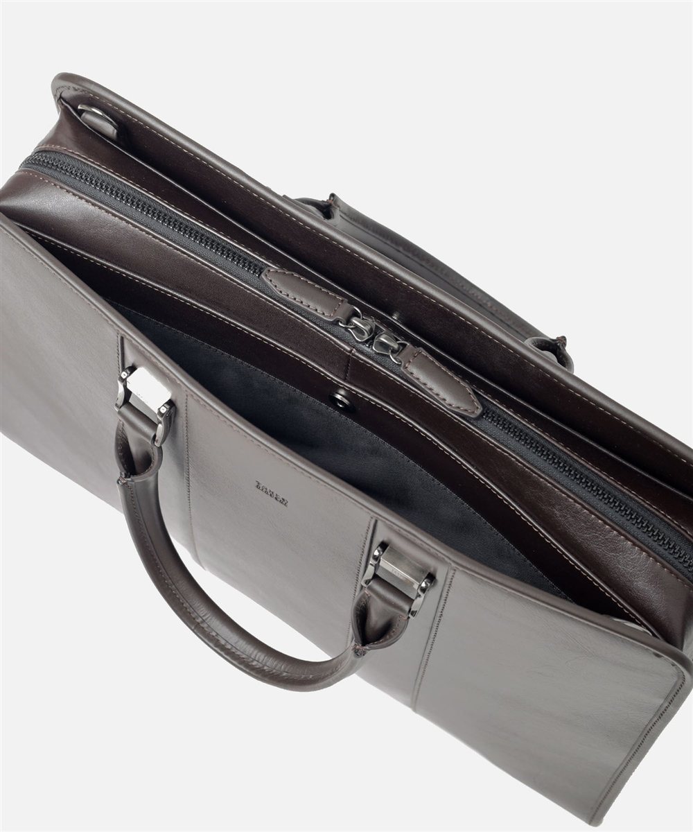 タケオキクチ ボルトン レザービジネスバッグ B4