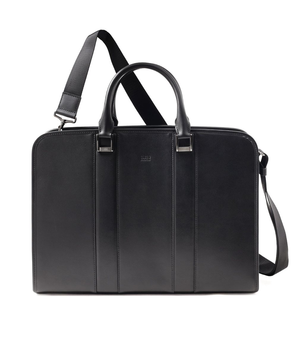 タケオキクチ ボルトン レザービジネスバッグ B4