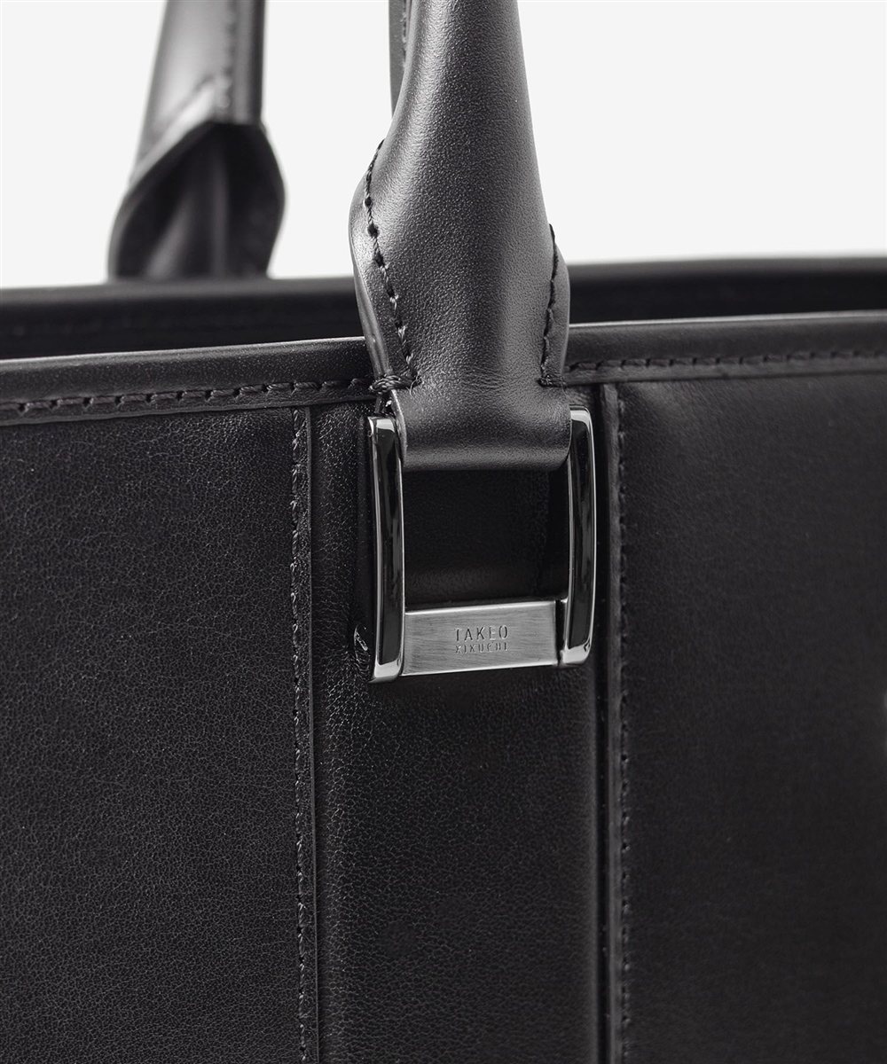 タケオキクチ ボルトン レザービジネスバッグ B4