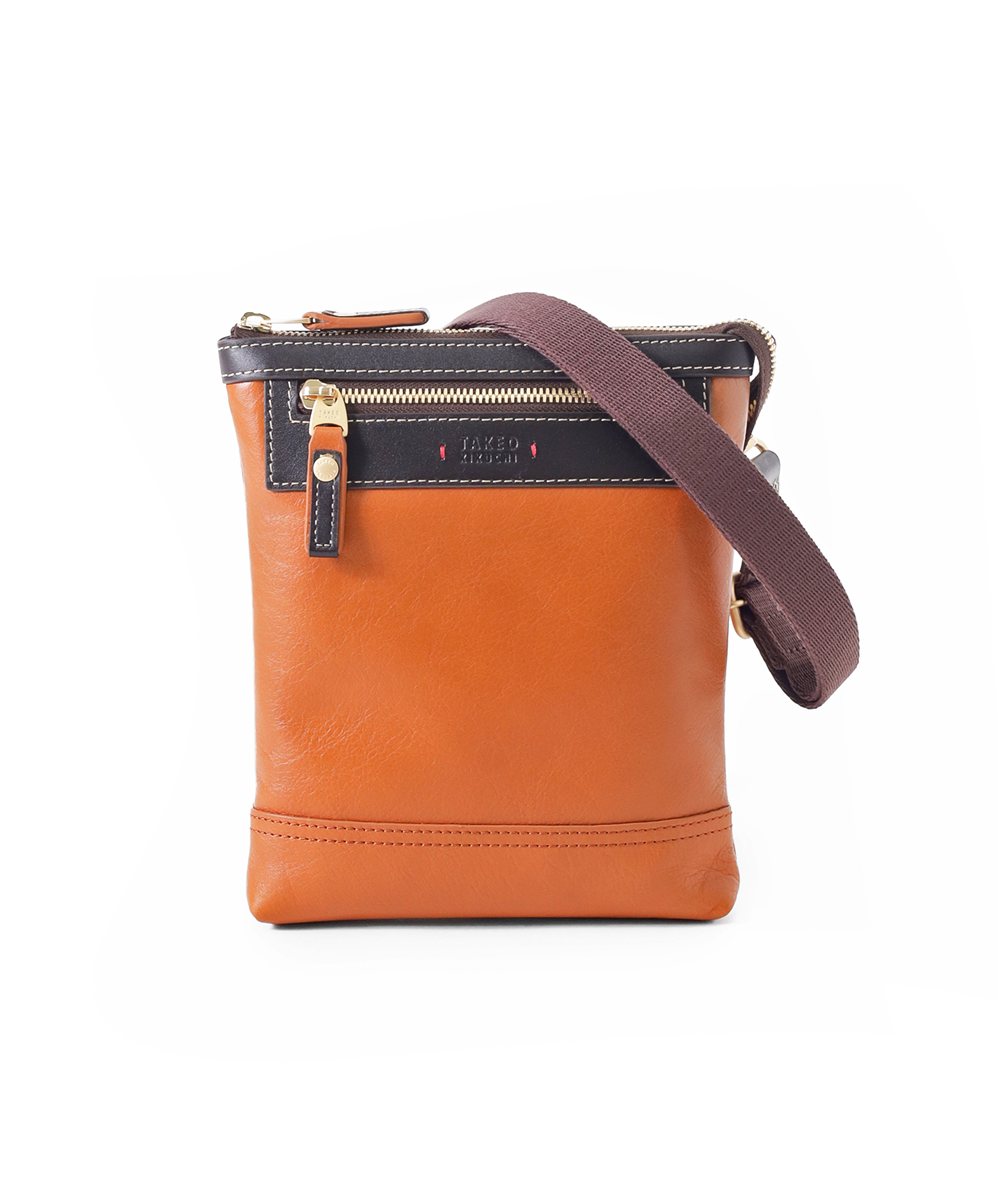 タケオキクチ マンチェスター レザーミニショルダーバッグ