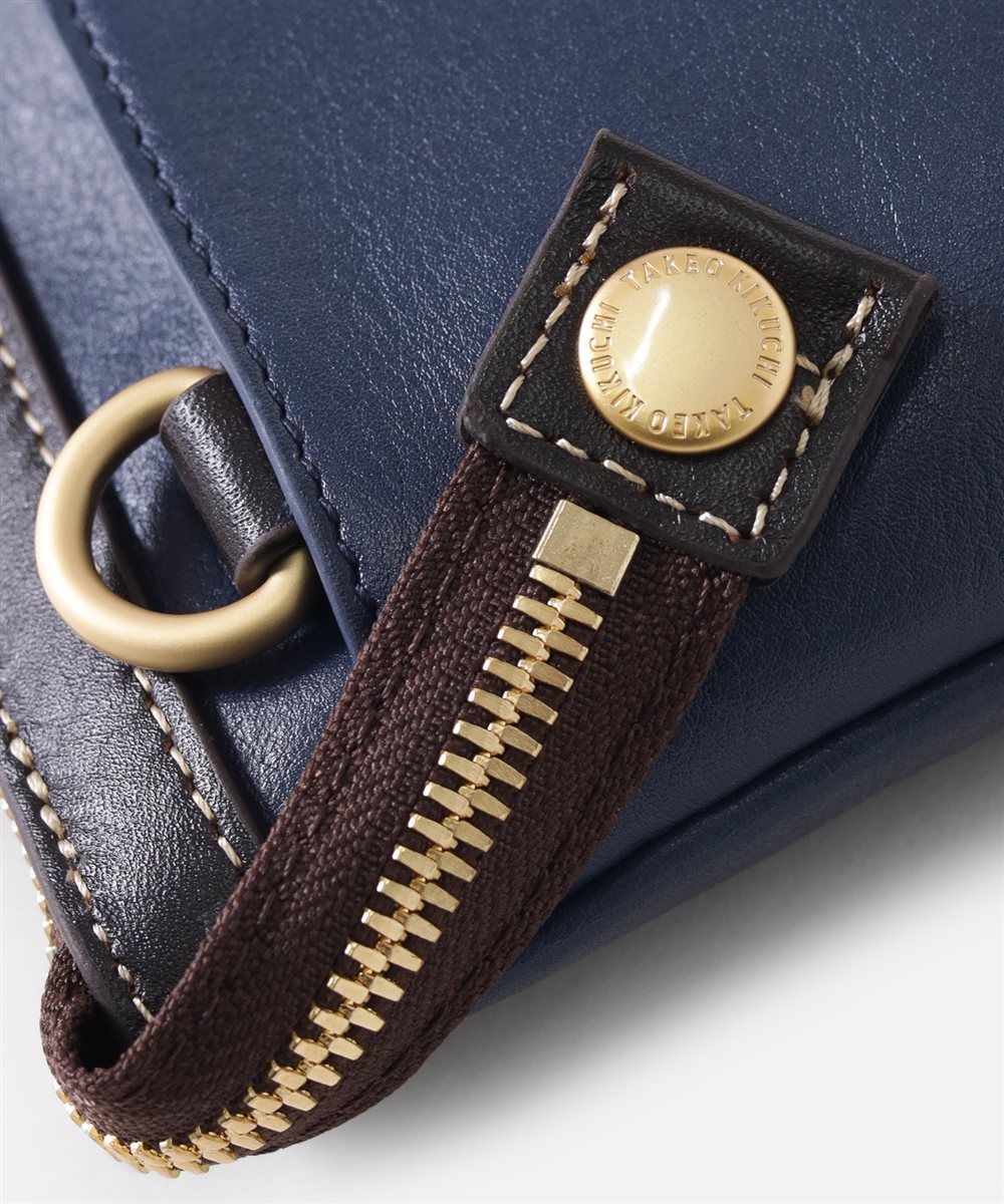 タケオキクチ マンチェスター レザーミニショルダーバッグ