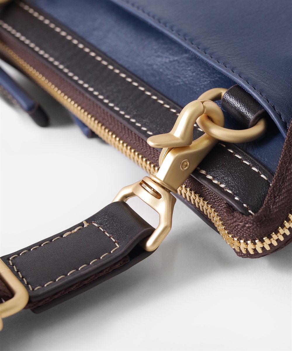 タケオキクチ マンチェスター レザーミニショルダーバッグ