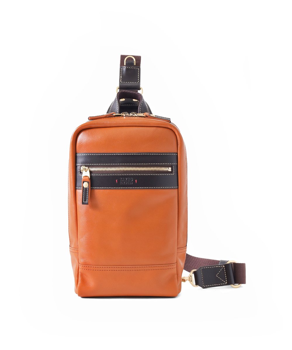 タケオキクチ マンチェスター レザーワンショルダーバッグ