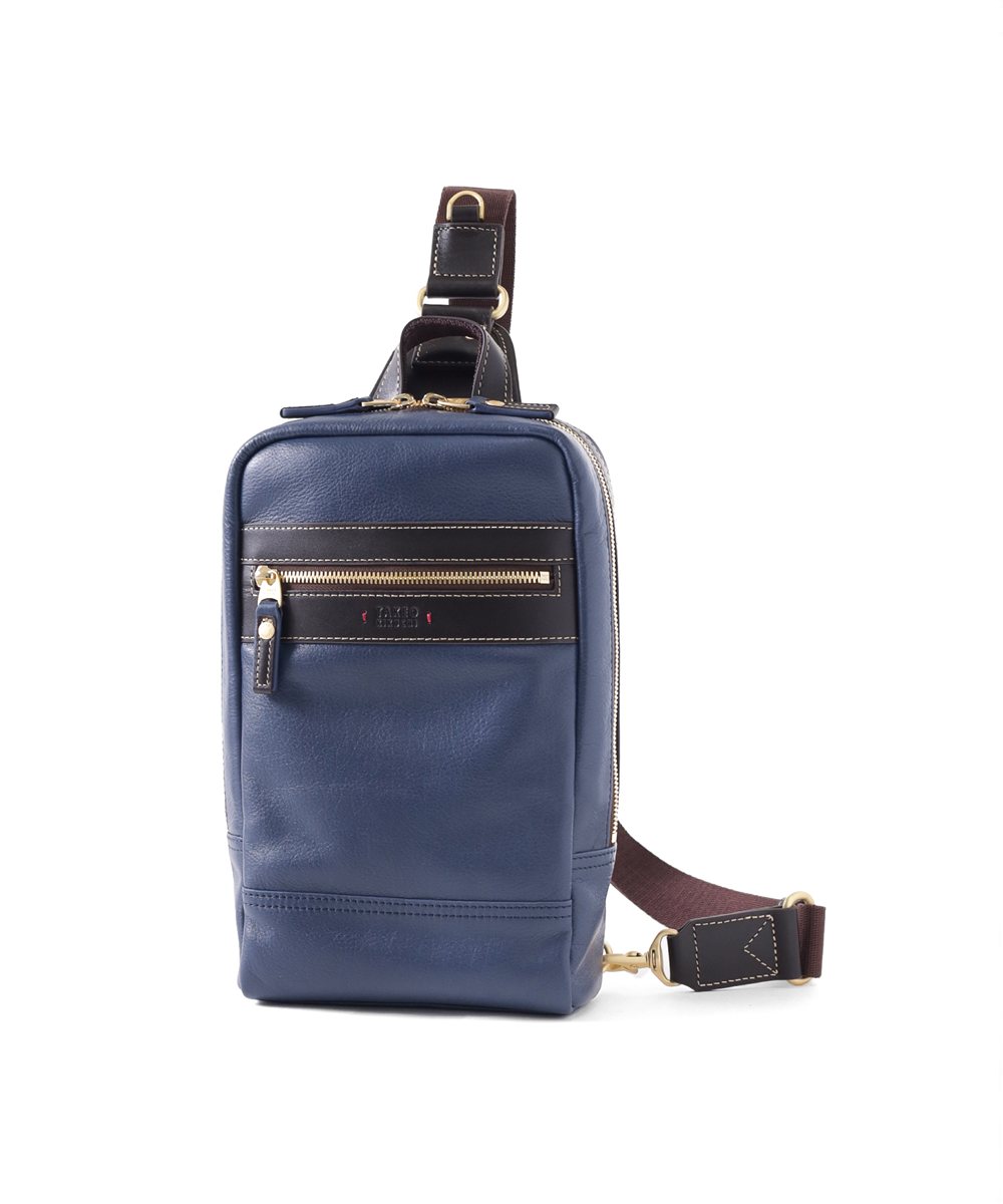 タケオキクチ マンチェスター レザーワンショルダーバッグ