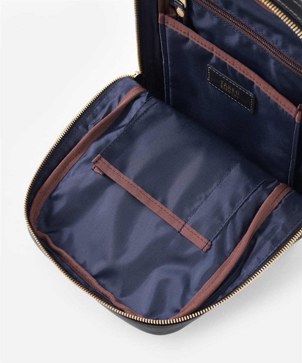 タケオキクチ マンチェスター レザーワンショルダーバッグ