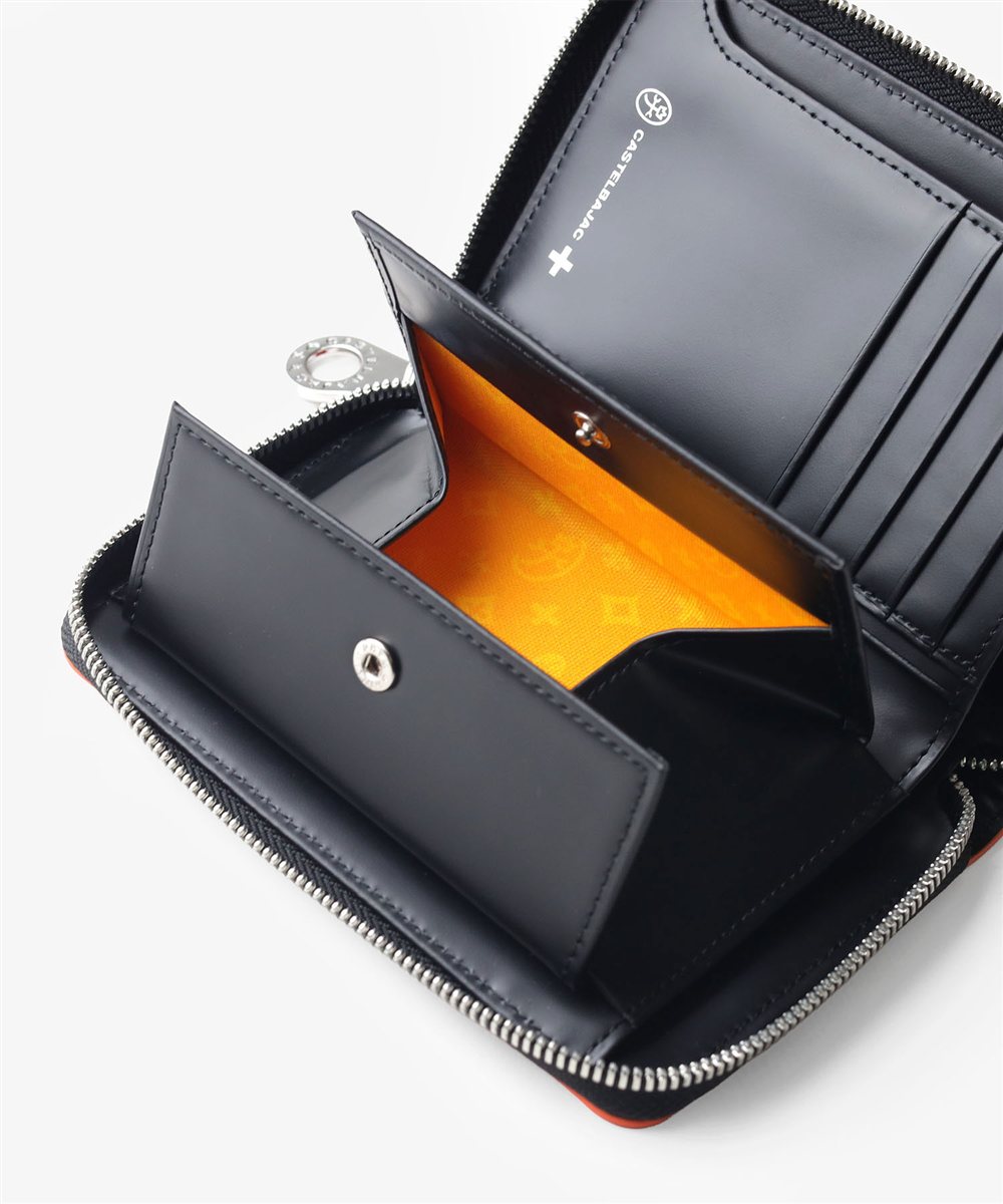 カステルバジャック ミカ セミ長財布 カード段9