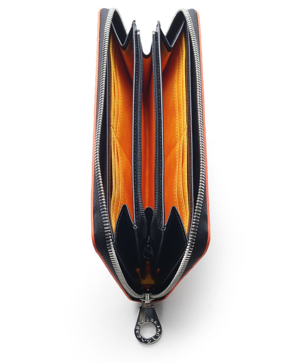 カステルバジャック ミカ ラウンドファスナー長財布 カード段12