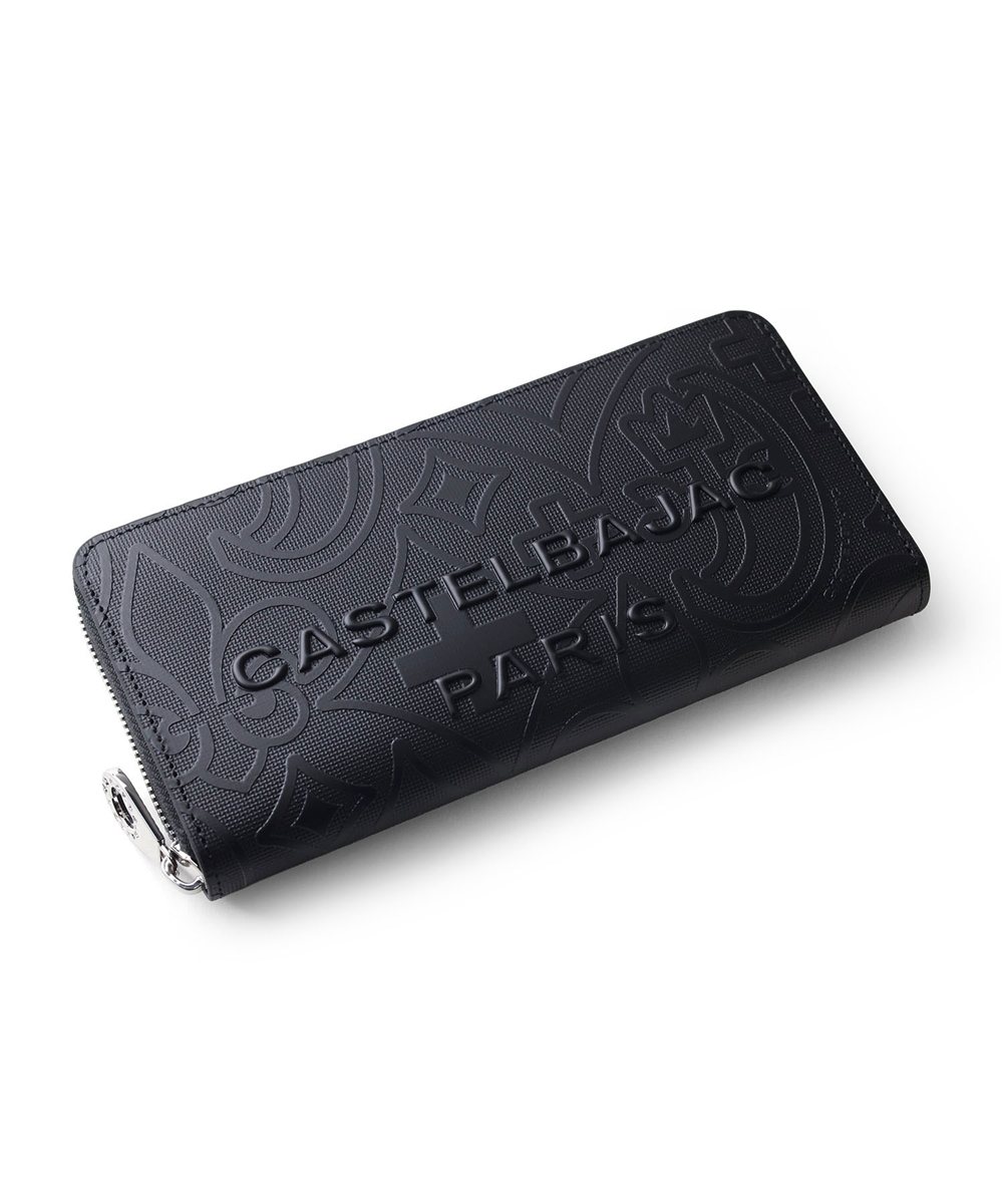 カステルバジャック ミカ ラウンドファスナー長財布 カード段12