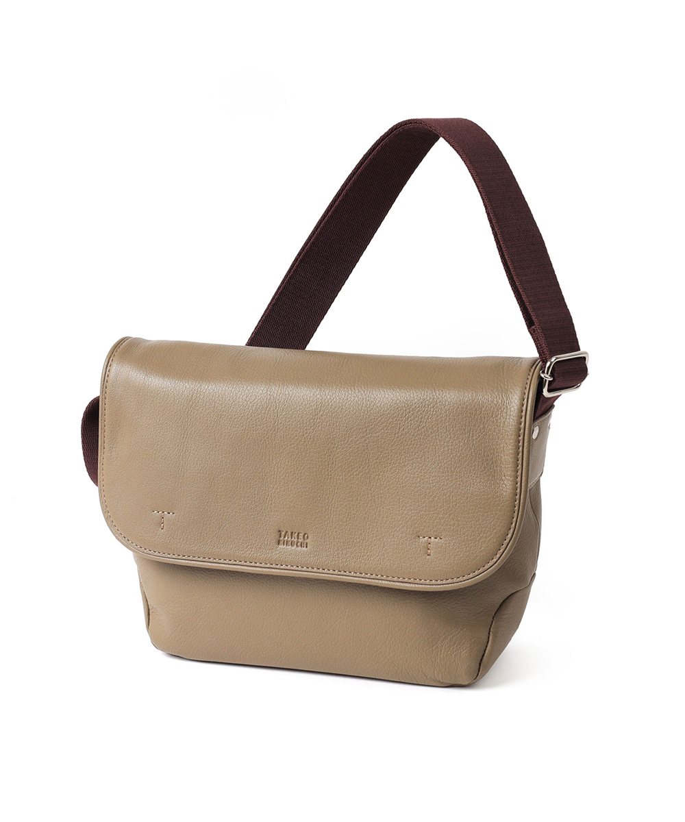 タケオキクチ フィル レザーミニショルダーバッグ