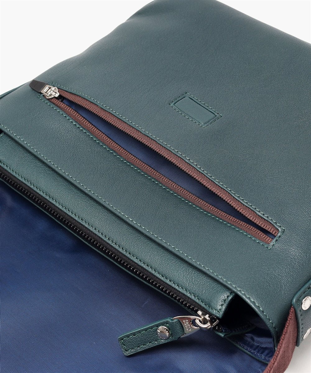 タケオキクチ フィル レザーミニショルダーバッグ