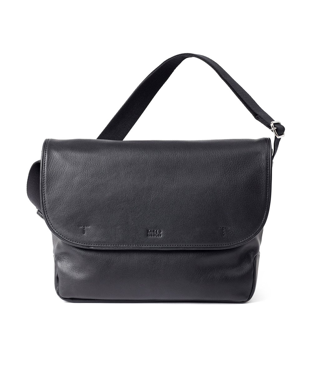 タケオキクチ フィル レザーショルダーバッグ B5