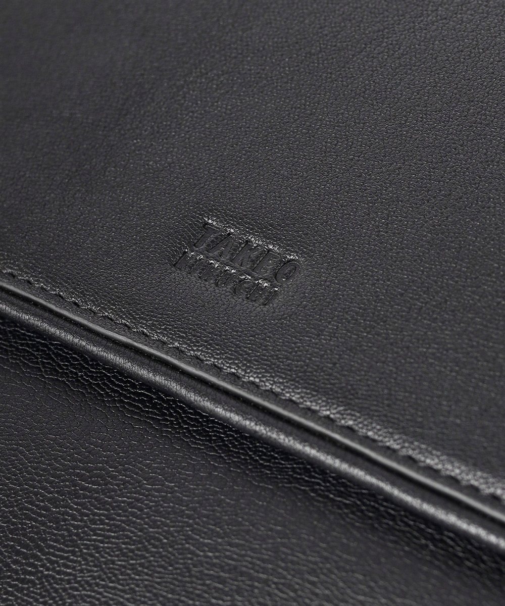 タケオキクチ フィル レザーショルダーバッグ B5