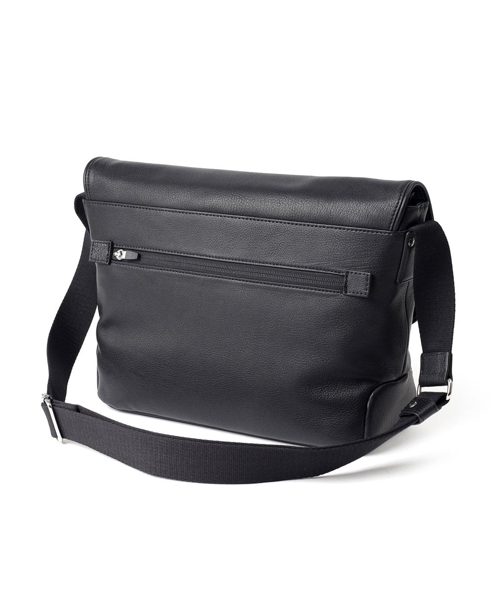 タケオキクチ フィル レザーショルダーバッグ B5