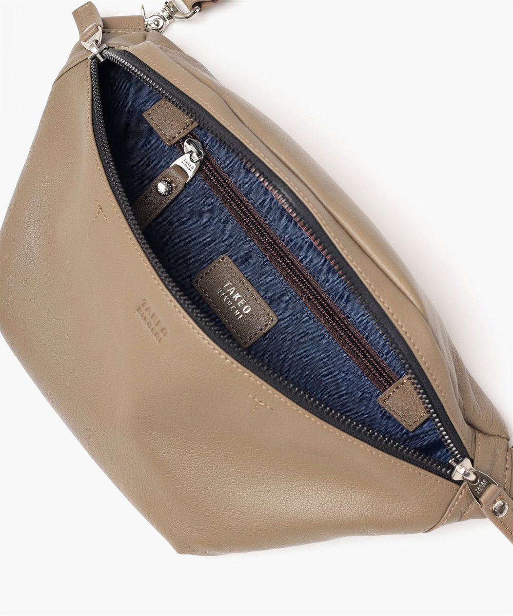 タケオキクチ フィル レザーワンショルダーバッグ