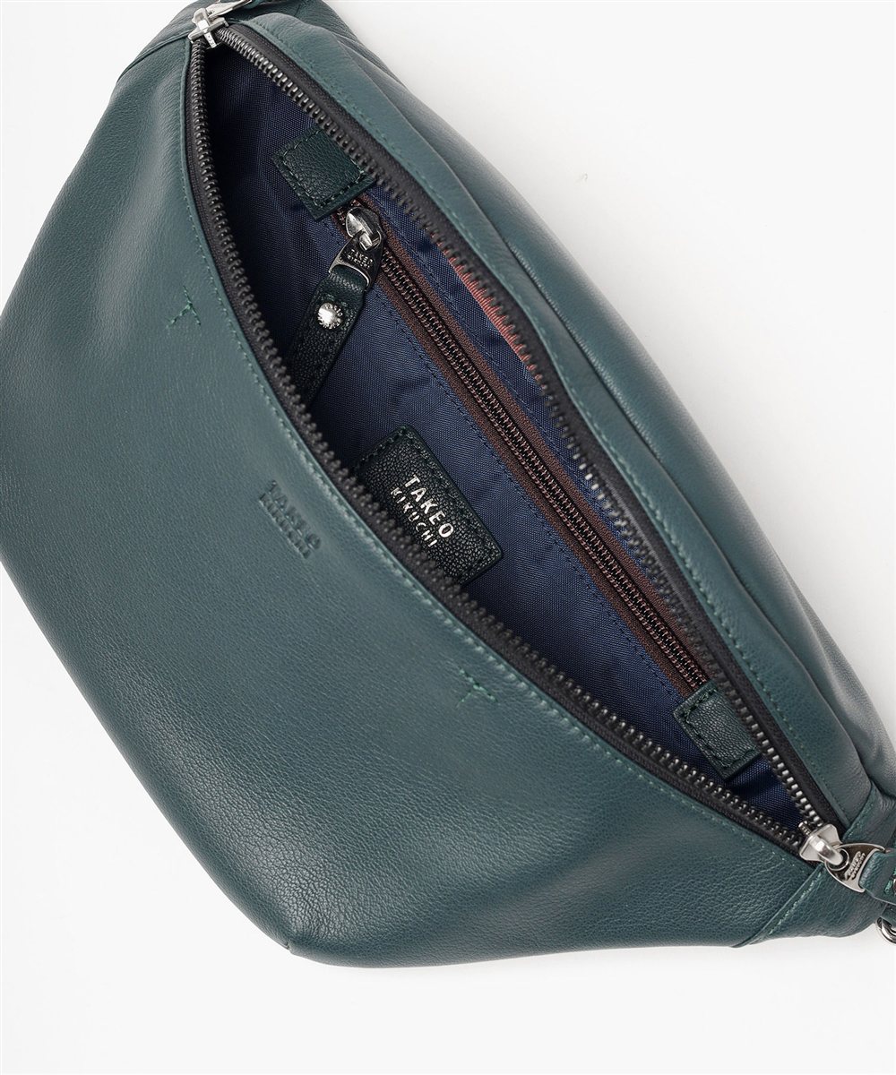 タケオキクチ フィル レザーワンショルダーバッグ