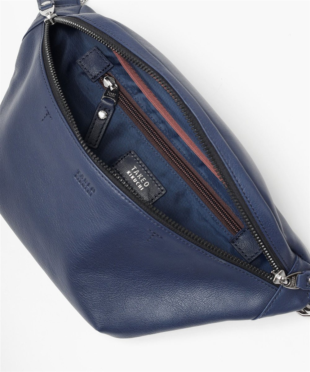 タケオキクチ フィル レザーワンショルダーバッグ