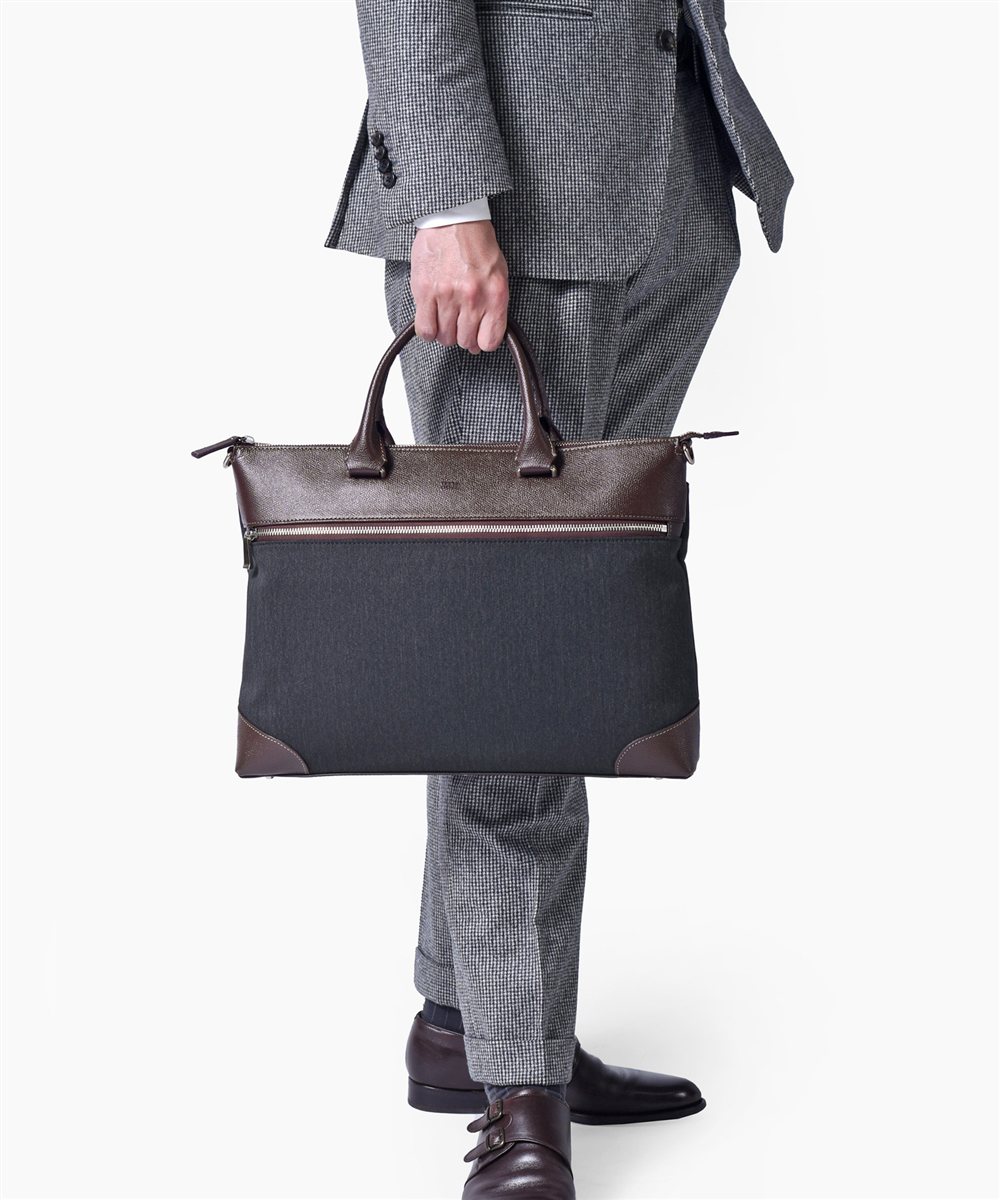 タケオキクチ スリー ビジネスバッグ B4 薄マチ