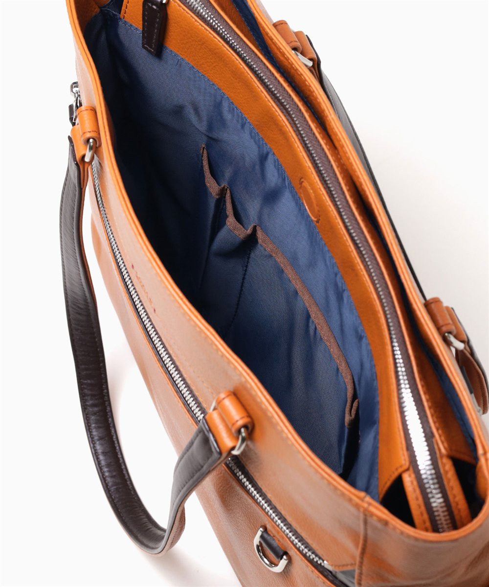 タケオキクチ レポート レザートートバッグ A4