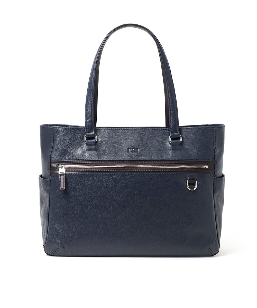 タケオキクチ レポート レザートートバッグ A4