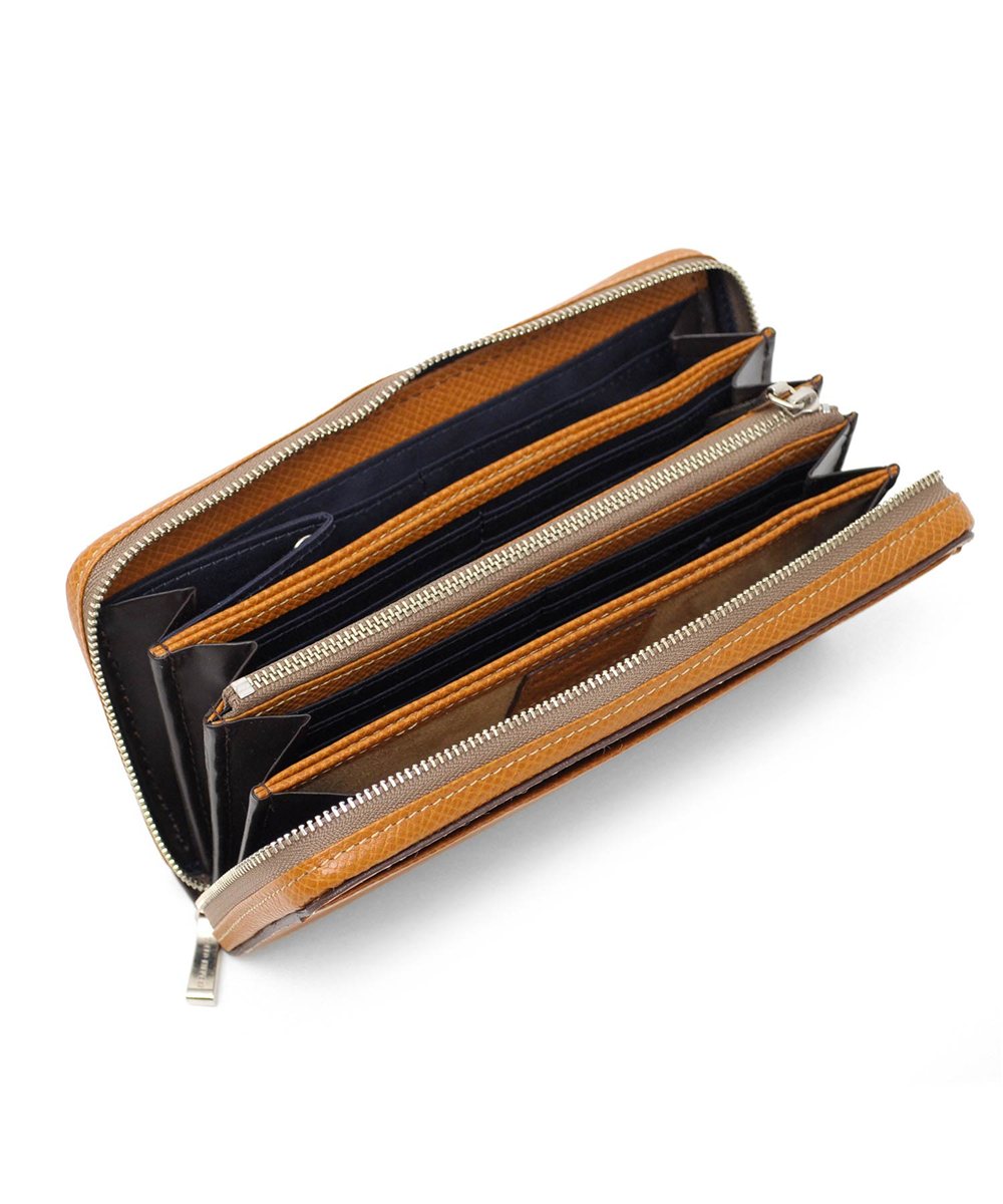 タケオキクチ ファン ラウンドファスナー長財布 カード段36