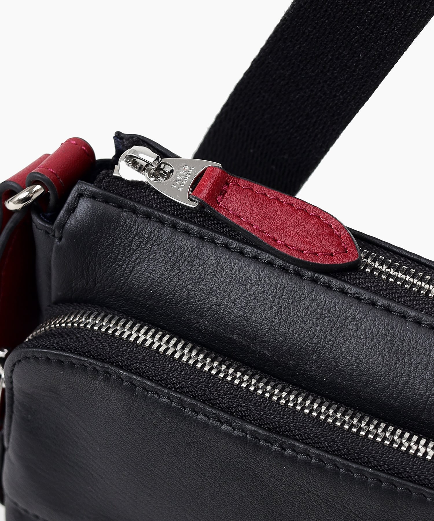 TAKEO KIKUCHI / タケオキクチ ソバージュ レザーミニショルダーバッグ