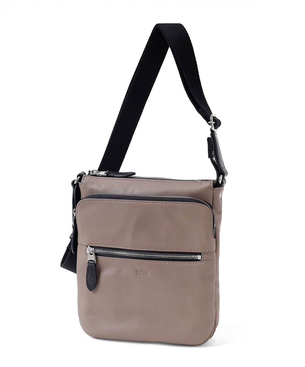 TAKEO KIKUCHI / タケオキクチ ソバージュ レザーミニショルダーバッグ