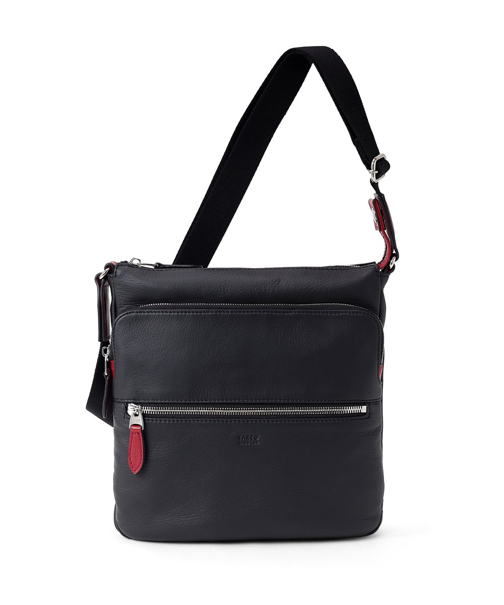 タケオキクチ ソバージュ レザーショルダーバッグ B5