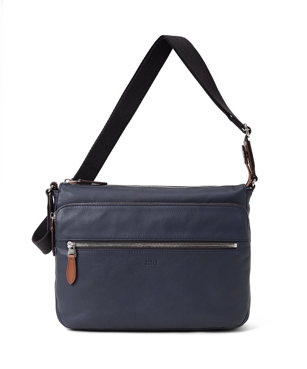 タケオキクチ ソバージュ レザーショルダーバッグ B5