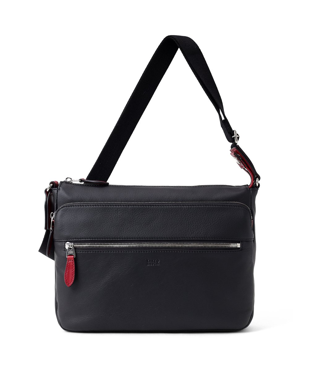 タケオキクチ ソバージュ レザーショルダーバッグ B5