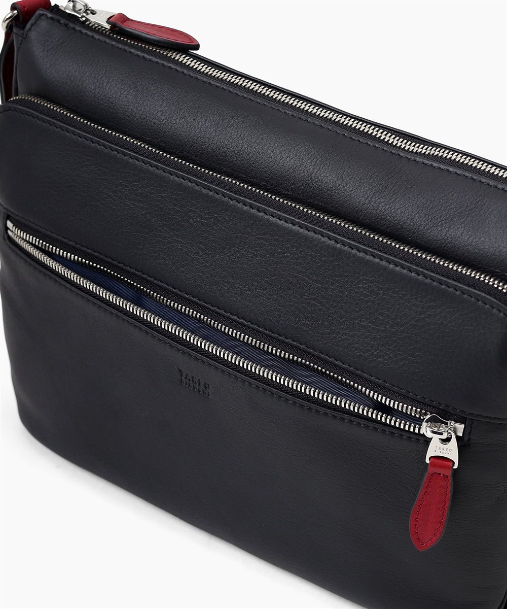 タケオキクチ ソバージュ レザーショルダーバッグ B5