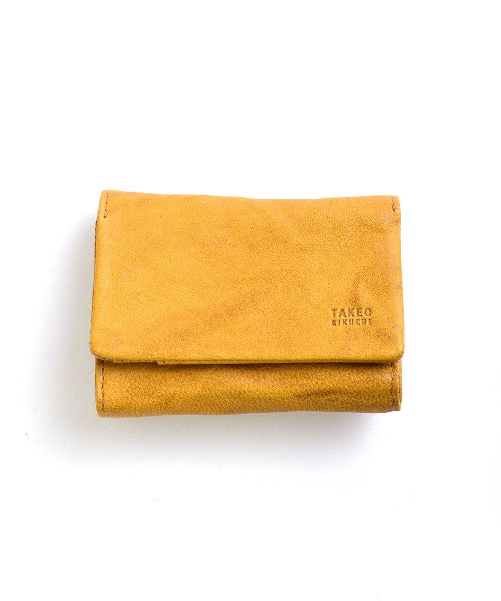 タケオキクチ オイスター 三つ折り財布 カード段5
