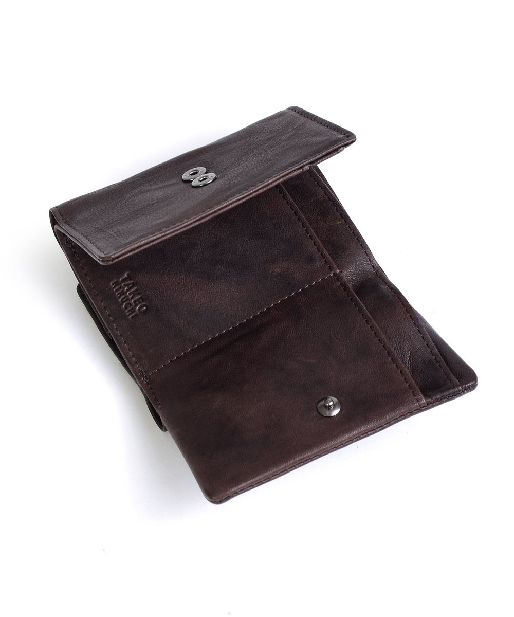 タケオキクチ オイスター 三つ折り財布 カード段5