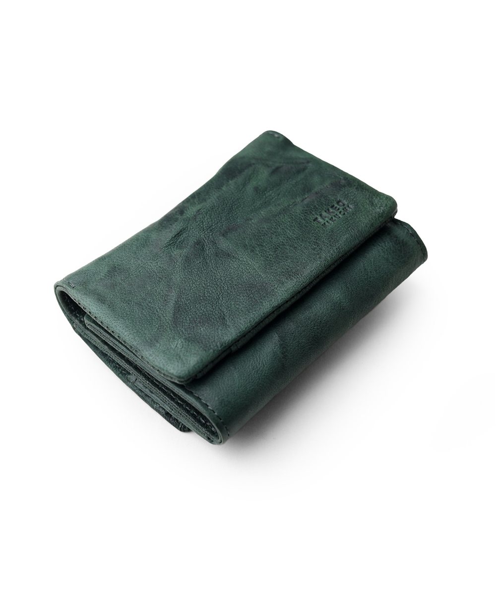 タケオキクチ オイスター 三つ折り財布 カード段5