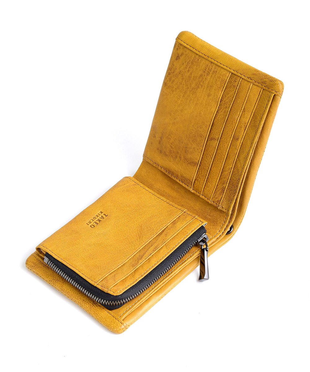 タケオキクチ オイスター 二つ折り財布 カード段8