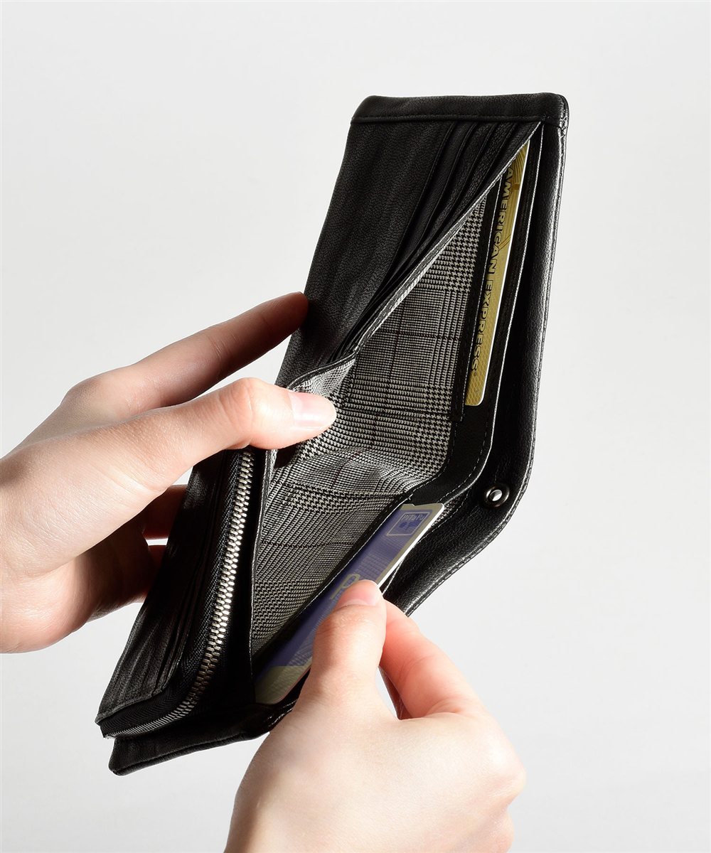 タケオキクチ オイスター 二つ折り財布 カード段8