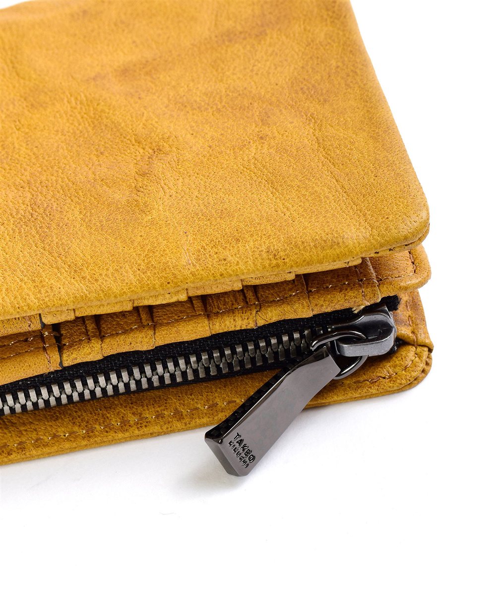 タケオキクチ オイスター セミ長財布 カード段10